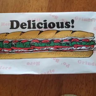 Delicious Cuban toast inside this bag