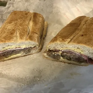 Outrageous Cuban with that incredible roast pork. I devoured this thing in minutes.