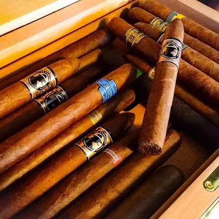 One of Manny&apos;s personal humidors