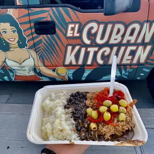 "Ropa Vieja" braised shredded beef Cuban style in a light tomato sauce. It was bombbbbbbb