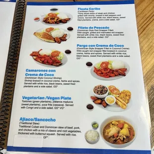 menu, sushi and sashimi