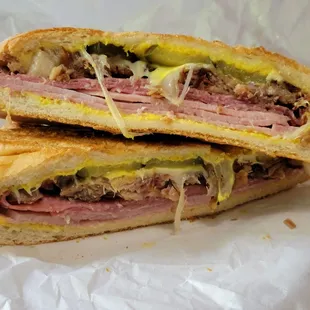 classic Cubano? there&apos;s  salami in there.