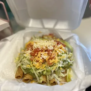 5pc rolled tacos potato