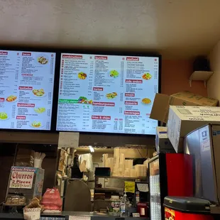 Large menu