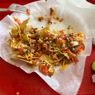 Chips w/ Guac and Cheese