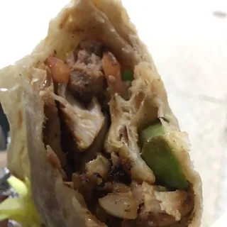 Chicken Fajita Burrito (Grilled Chicken)