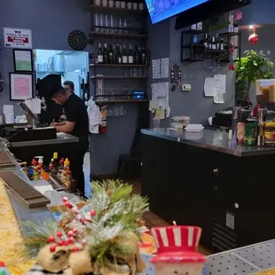 interior, sushi and sashimi