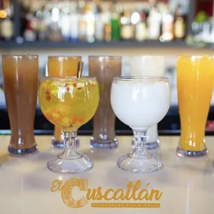 Natural fruit drinks 
Aguas frescas