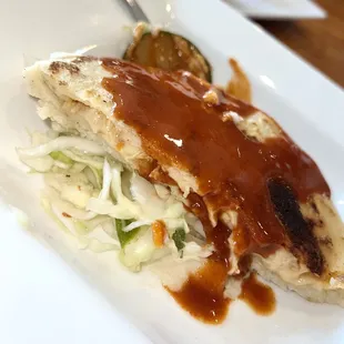 Chicken and cheese pupusa