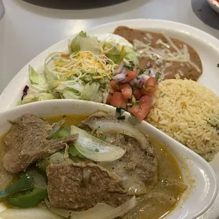 Bistec Encebollado