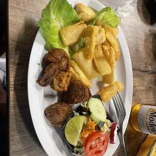 Yuca Frita Con Chicharron "Happy Hour Special"