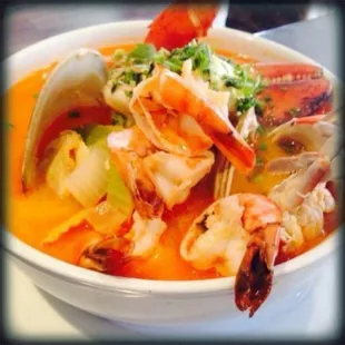 Seafood soup... Delicious...