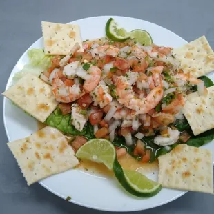 Ceviche de camarones