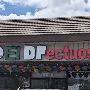 Front of restaurant.