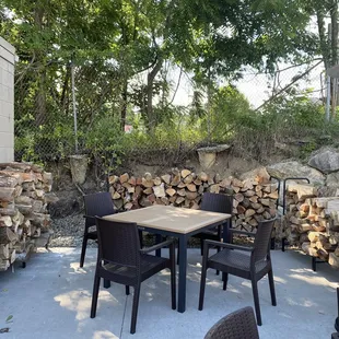 Cozy Patio Seating