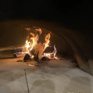 pizza, outside