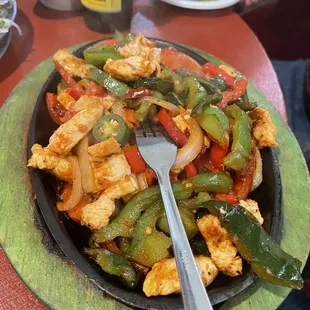 Fajitas de Pollo