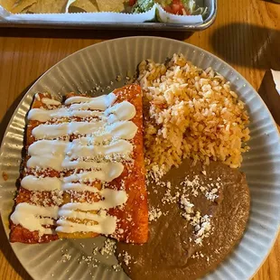 Cheese enchiladas