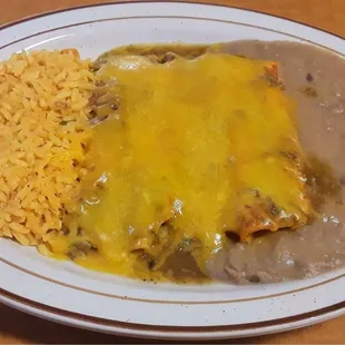 Enchilada plate