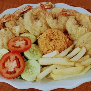 Shrimp platter