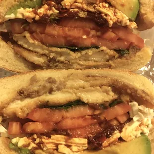 Milanesa de Pollo Cemita - Breaded fried chicken breast sandwich