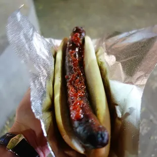 @endoedibles on Instagram 11/24/17 12” Jumbo Polish with Ketchup