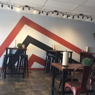 Part of the dining area
