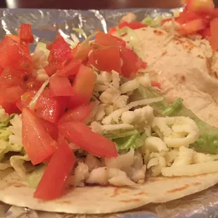 Fish tacos came pipping hot and fresh!!