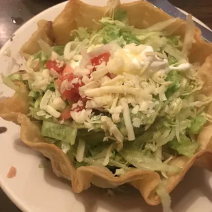 Taco salad lunch