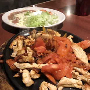 Chicken fajitas!