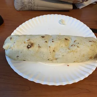 Verde burrito.....Carne de res, Papas &amp; green chile