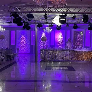 Beautiful changing lights or keep solid table is fit for royalty loved it