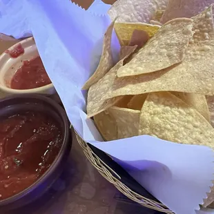 Chips and salsa.
