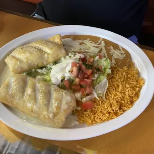 Chicken chimichanga