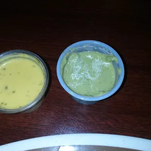 Beware,  green sauce kicks lika a mule!