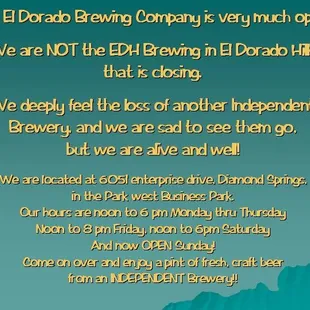 Reports of our demise are premature!