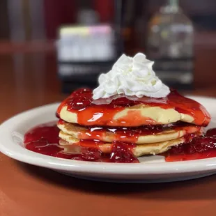 This is our Strawberry Pancakes!