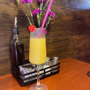 Orange mimosa- mimosa de naranja- champagne