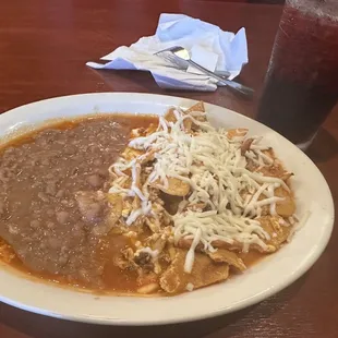 Chilaquiles con Chorizo