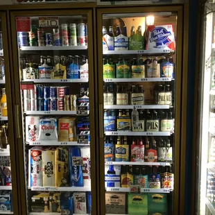 Great variety of beers.