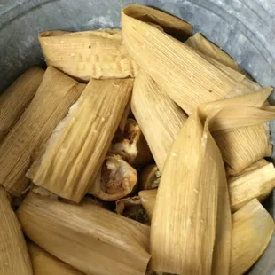 Fresh Tamales, Yum !!