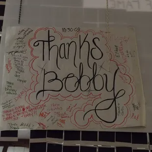 Everybody loves Bobby!!