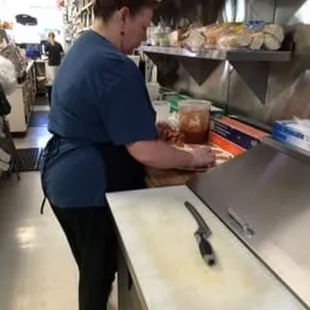 Pizzas made fresh daily.