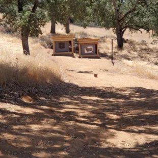 The course has 28 shooting stations.  Awesome hike!