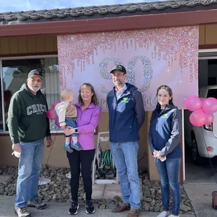 Staff wishing resident a happy birthday!