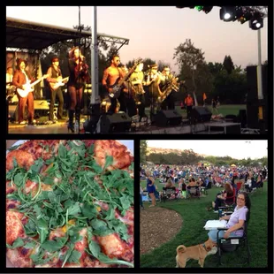 Prince ( cover-band) and pizza, the makings of a very paisley evening. (9/05/14)