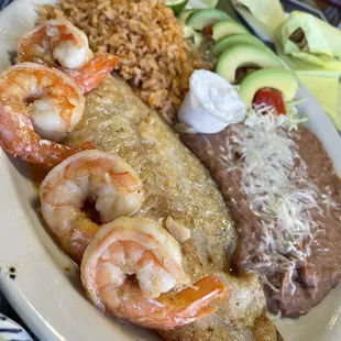 Garlic Shrimp and fish plate 5/5