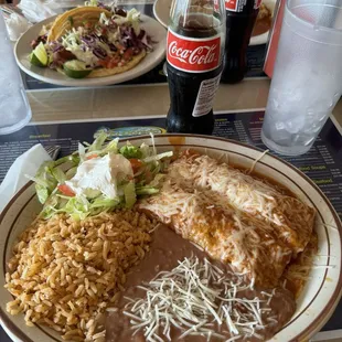 Green Chile Chicken Enchiladas