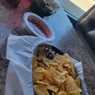 Complimentary chips &amp; salsa