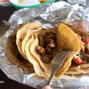 Carne Asada Tacos with pico